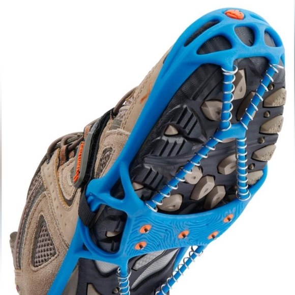 YakTrax Unisex Active Ice Cleats Blue Size  Medium - Picture 3 of 14